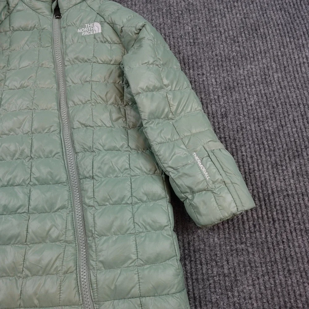 The North Face Bunting Snowsuit Baby 18-24 Months Green ThermoBall Fleece Hooded